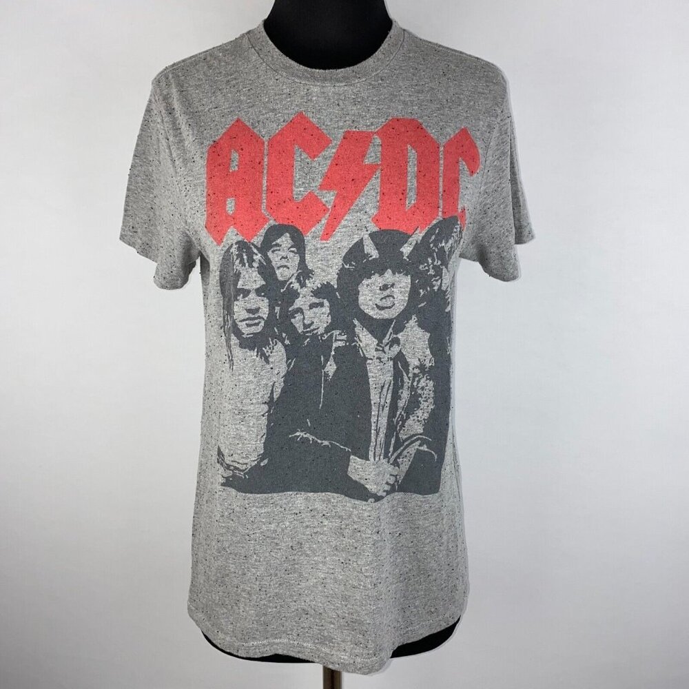 AC/DC T-Shirt Unisex S Graphic Print Highway To Hell Rock And Roll Band Music